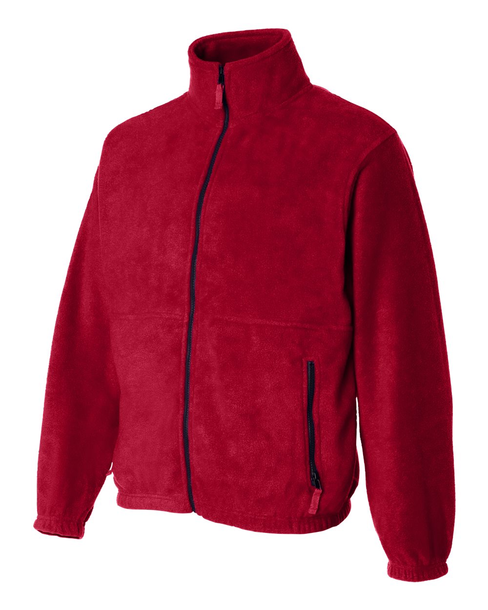 Red Fleece Full-Zip Jacket - 3061