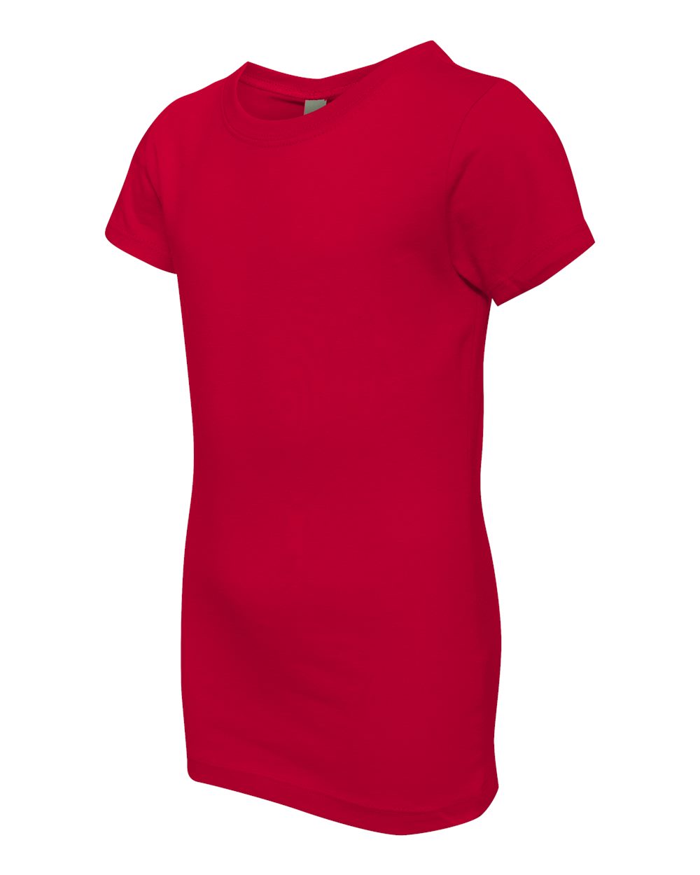 Red Girls’ Cotton Princess T-Shirt - 3710