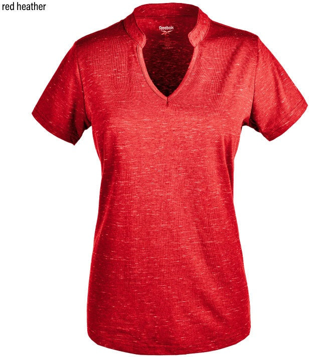 Red Heather Ladies Reebok Elite  grouped