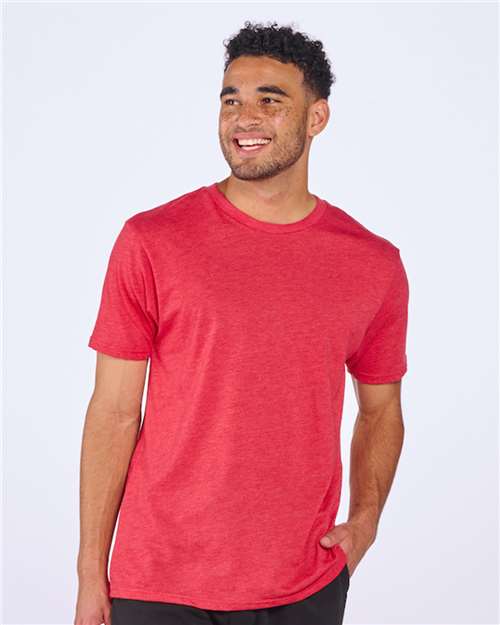 Red Heather Tri-Blend T-Shirt - BM2102