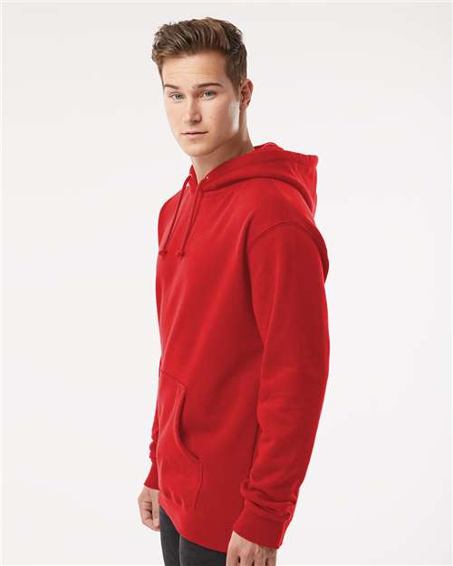 Red Heavyweight Hooded Sweatshirt - IND4000