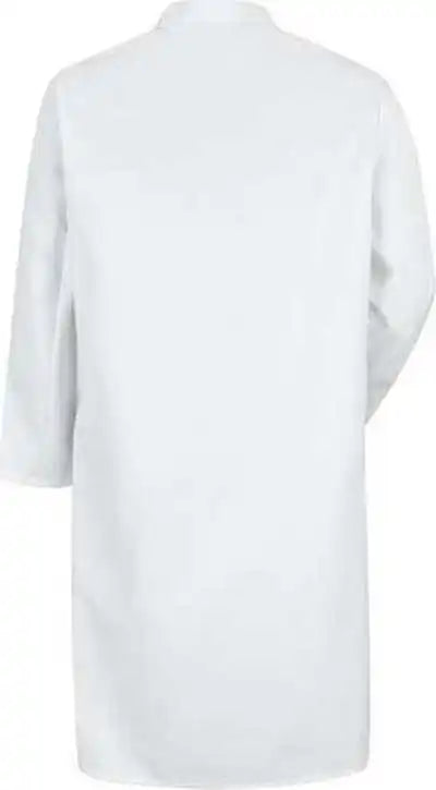 Red Kap 4004 Gripper Front Butcher Frock Interior Chest Pocket White