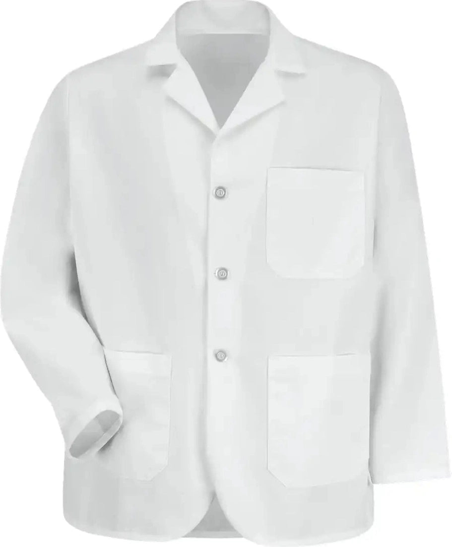 Red Kap 4010r North Collar Lapel Counter Coat - 4010 - White / Xs
