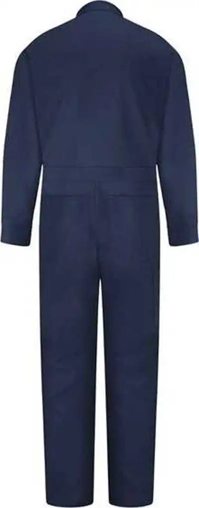 Red Kap Cc14 Snap Front Cotton Coveralls Navy