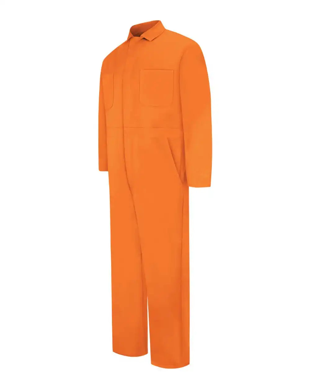 Red Kap Cc14 Snap-front Cotton Coveralls - Orange - 42