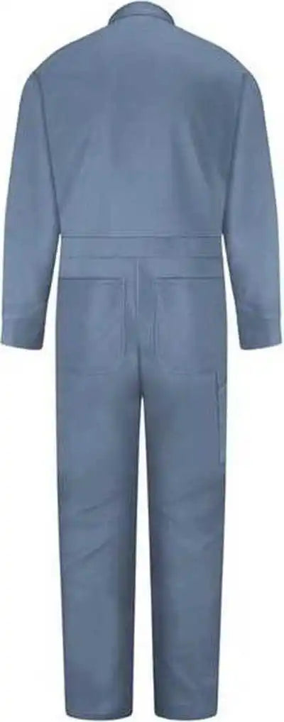 Red Kap Cc14 Snap Front Cotton Coveralls Postman Blue