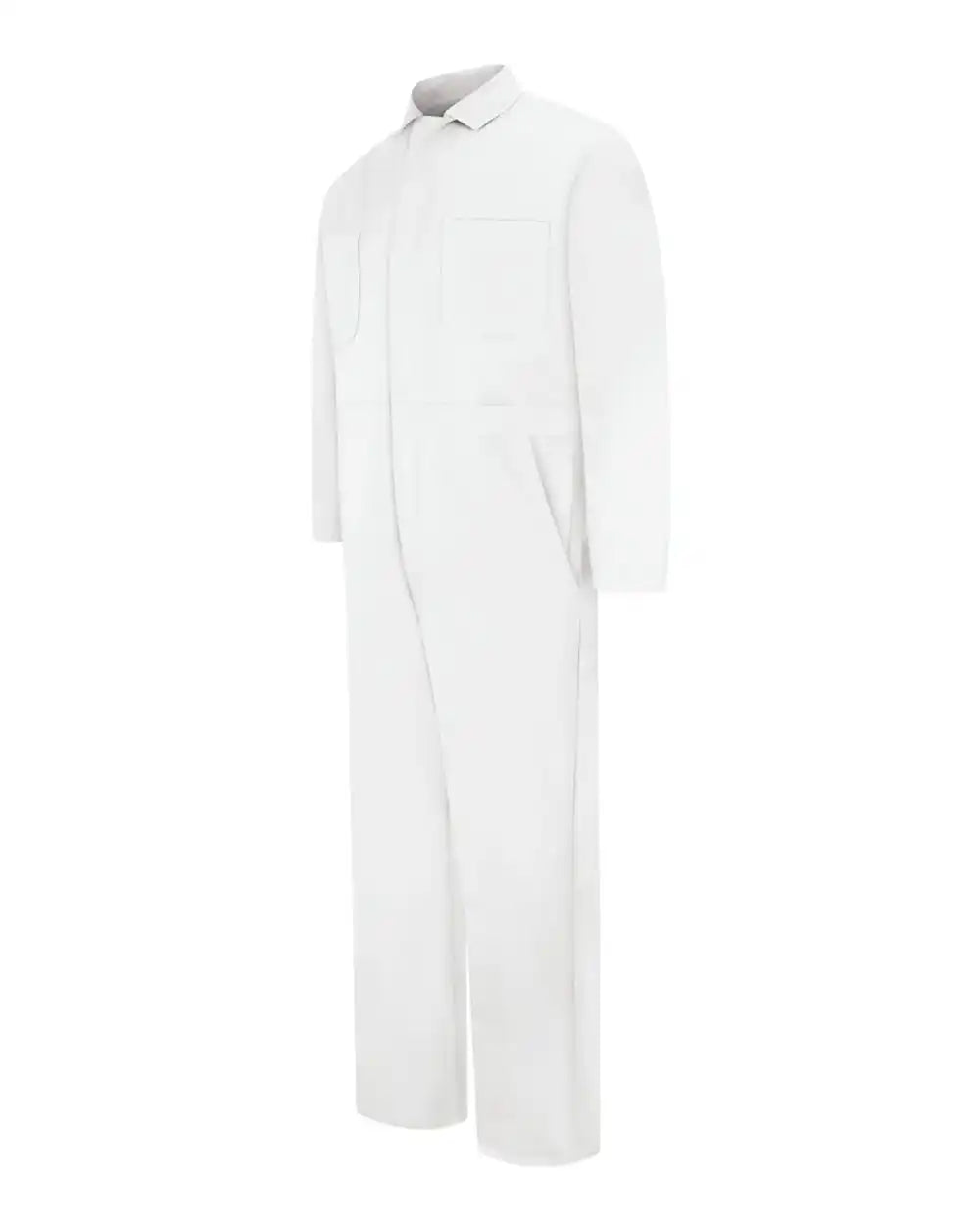 Red Kap Cc14 Snap-front Cotton Coveralls - White - 42