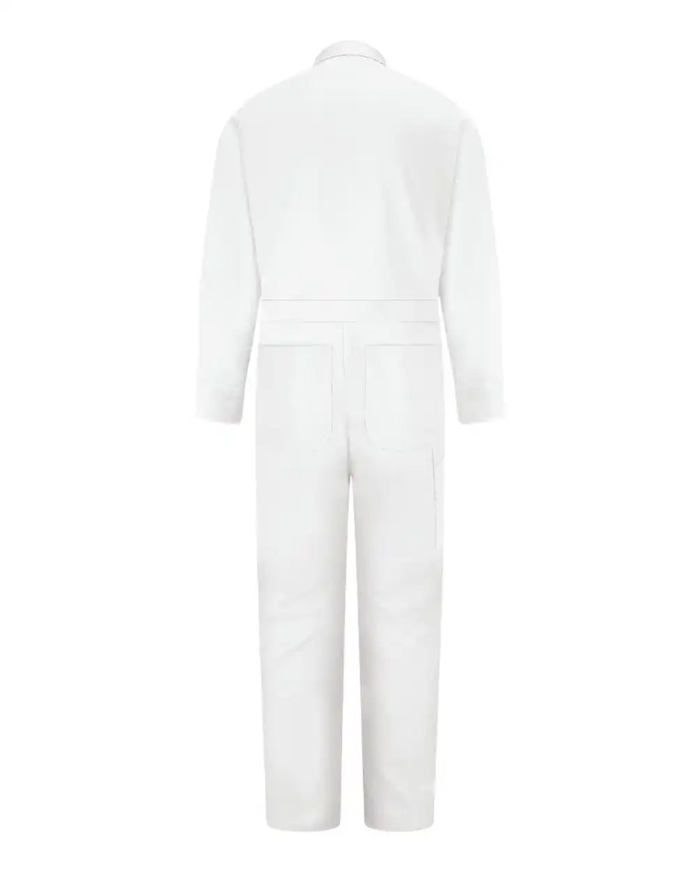 Red Kap Cc14 Snap-front Cotton Coveralls - White - 42
