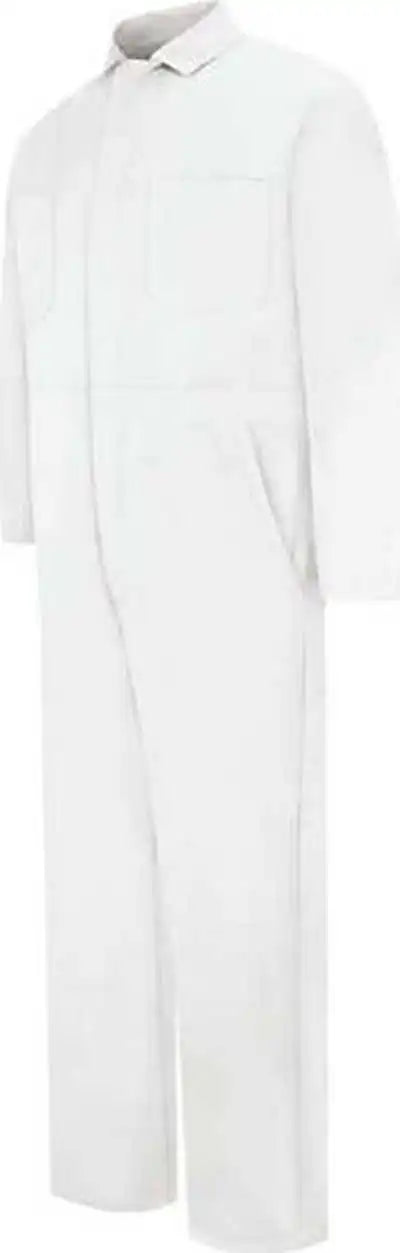 Red Kap Cc14l Snap Front Cotton Coveralls Long Sizes White