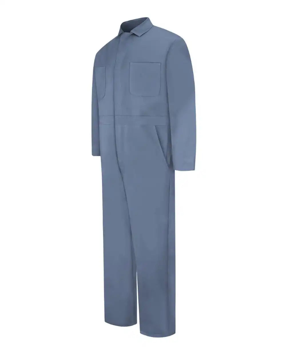 Red Kap Cc14t Snap-front Cotton Coveralls - Tall Sizes - Postman Blue - 40