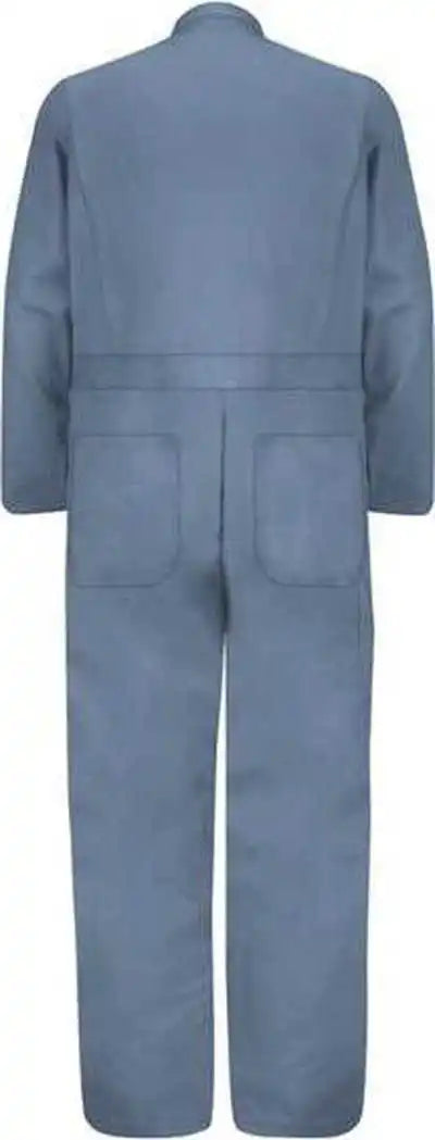Red Kap Cc16ext Button-front Cotton Coverall Additional Sizes - Postman Blue