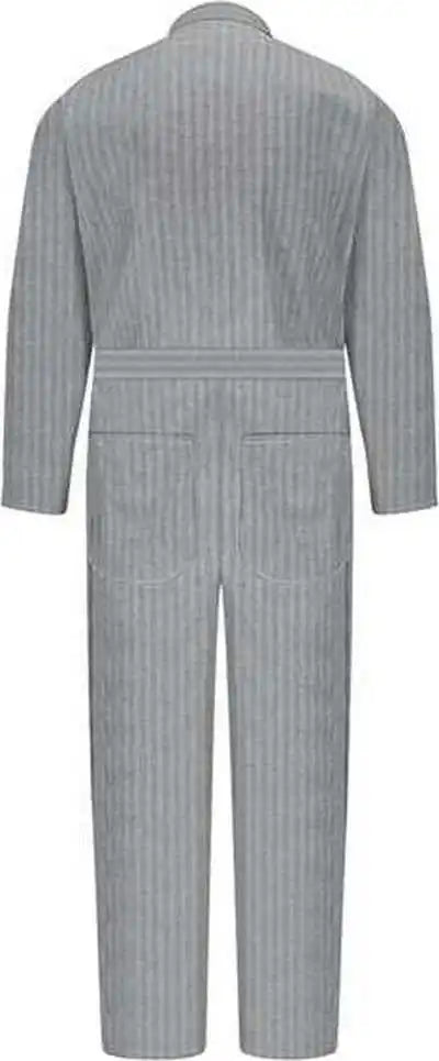 Red Kap Cc16l Button Front Cotton Coverall Long Sizes Fisher Herringbone