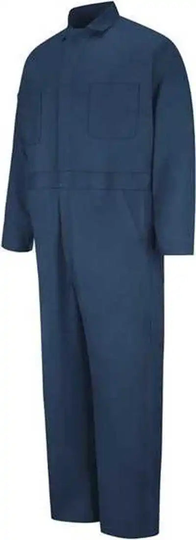 Red Kap Cc16l Button Front Cotton Coverall Long Sizes Navy