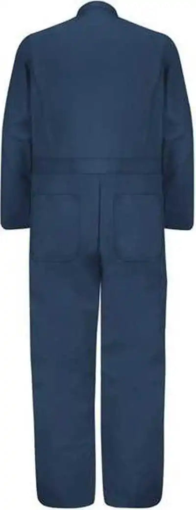 Red Kap Cc16l Button Front Cotton Coverall Long Sizes Navy