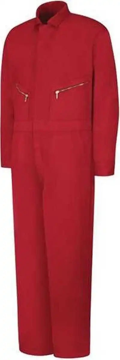 Red Kap Cc18l Zip-front Cotton Coverall Long Sizes