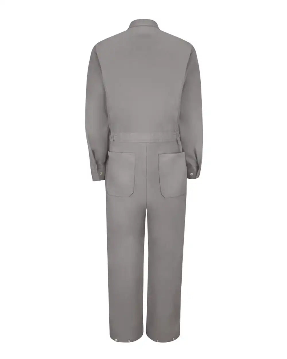 Red Kap Cc18t Zip-front Cotton Coverall - Tall Sizes - Grey - 44