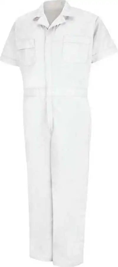 Red Kap Cp40 Speedsuit Short Sleeve - White