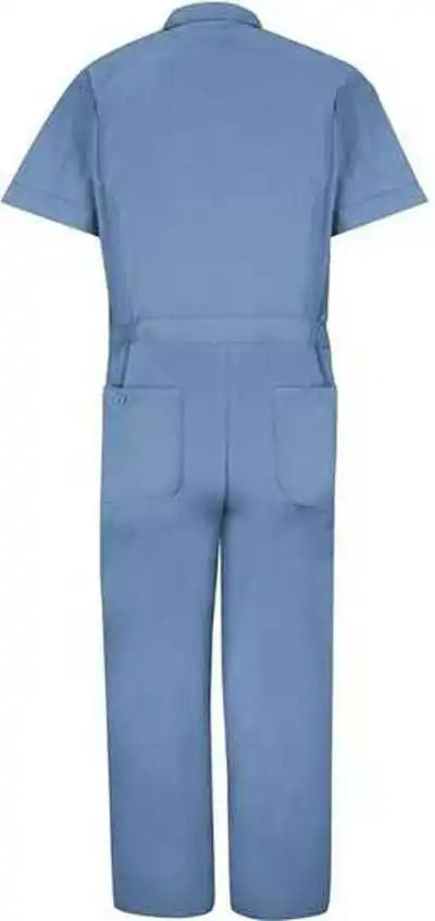 Red Kap Cp40l Speedsuit Short Sleeve Long Sizes - Medium Blue