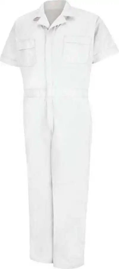 Red Kap Cp40l Speedsuit Short Sleeve Long Sizes White