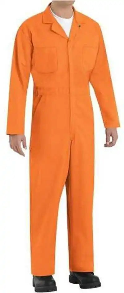 Red Kap Ct10 Twill Action Back Coverall Orange