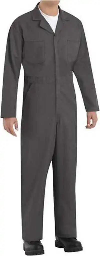 Red Kap Ct10l Twill Action Back Coverall Long Sizes - Charcoal