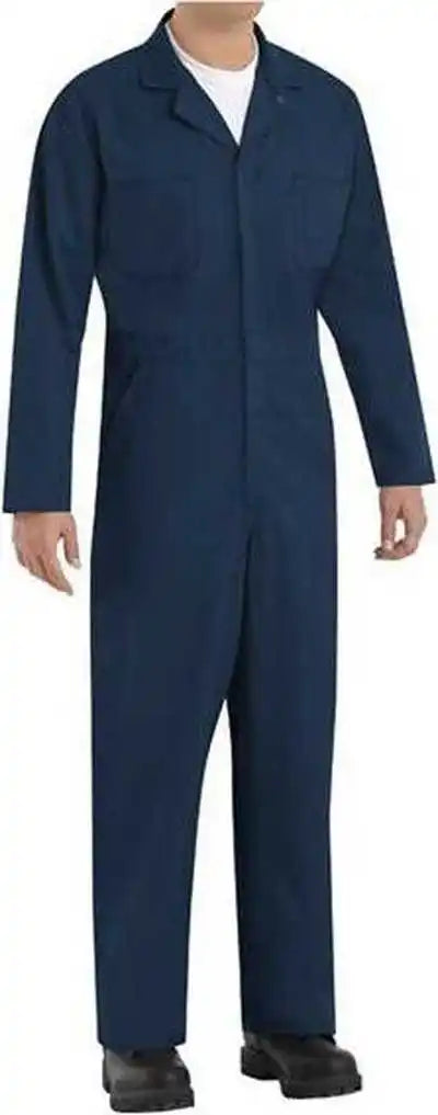 Red Kap Ct10l Twill Action Back Coverall Long Sizes - Navy