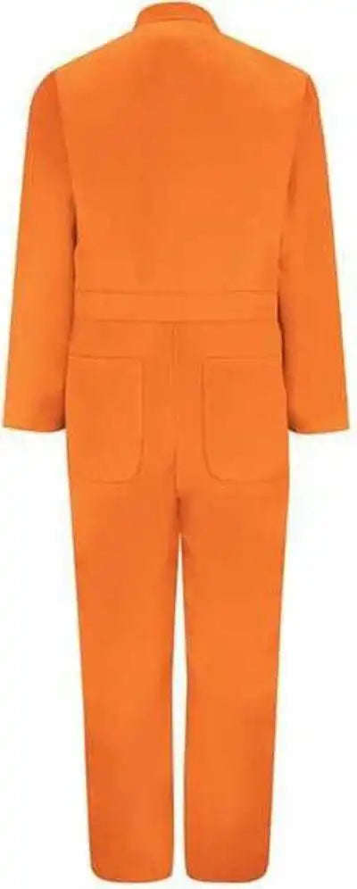 Red Kap Ct10l Twill Action Back Coverall Long Sizes Orange