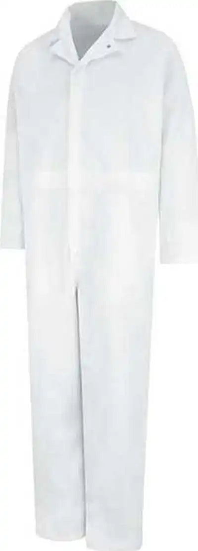 Red Kap Ct16 Twill Action Back Coverall White