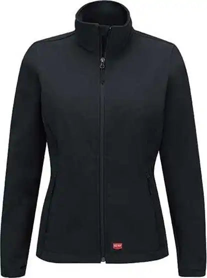 Red Kap Jp67 Women’s Deluxe Soft Shell Jacket Black