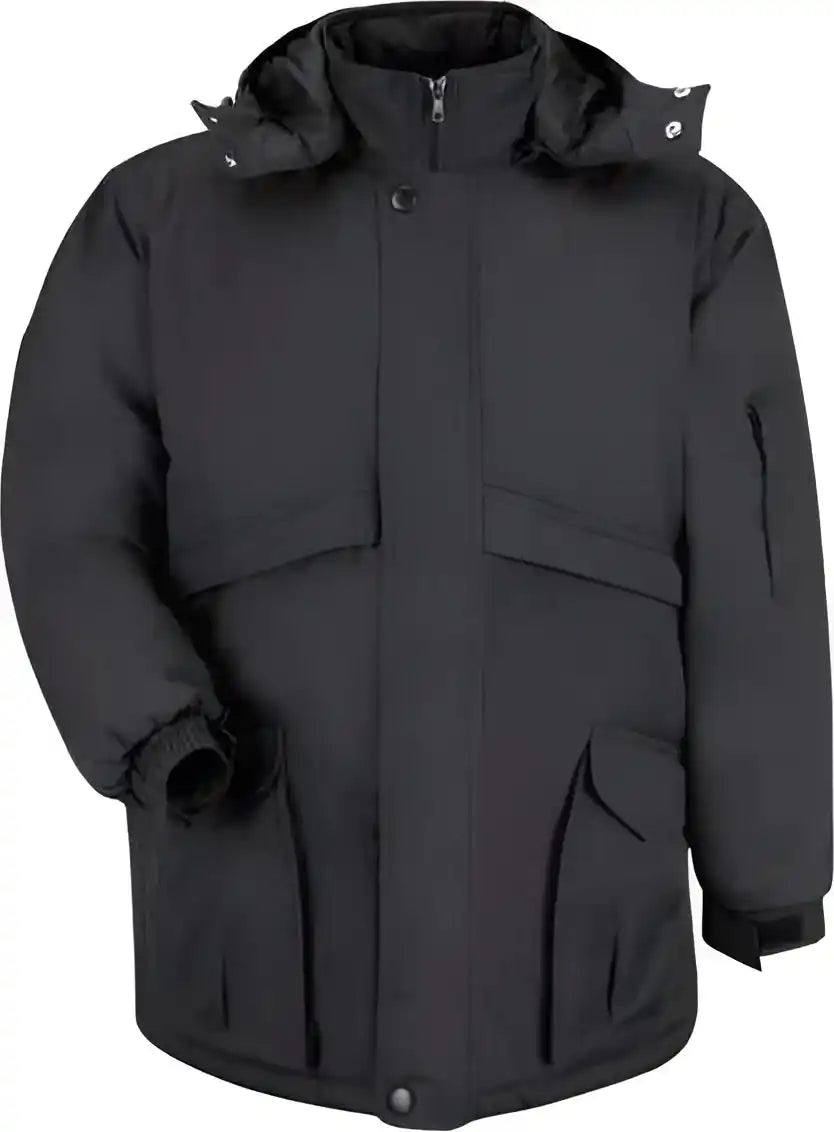 Red Kap Jp70 Heavyweight Parka Black