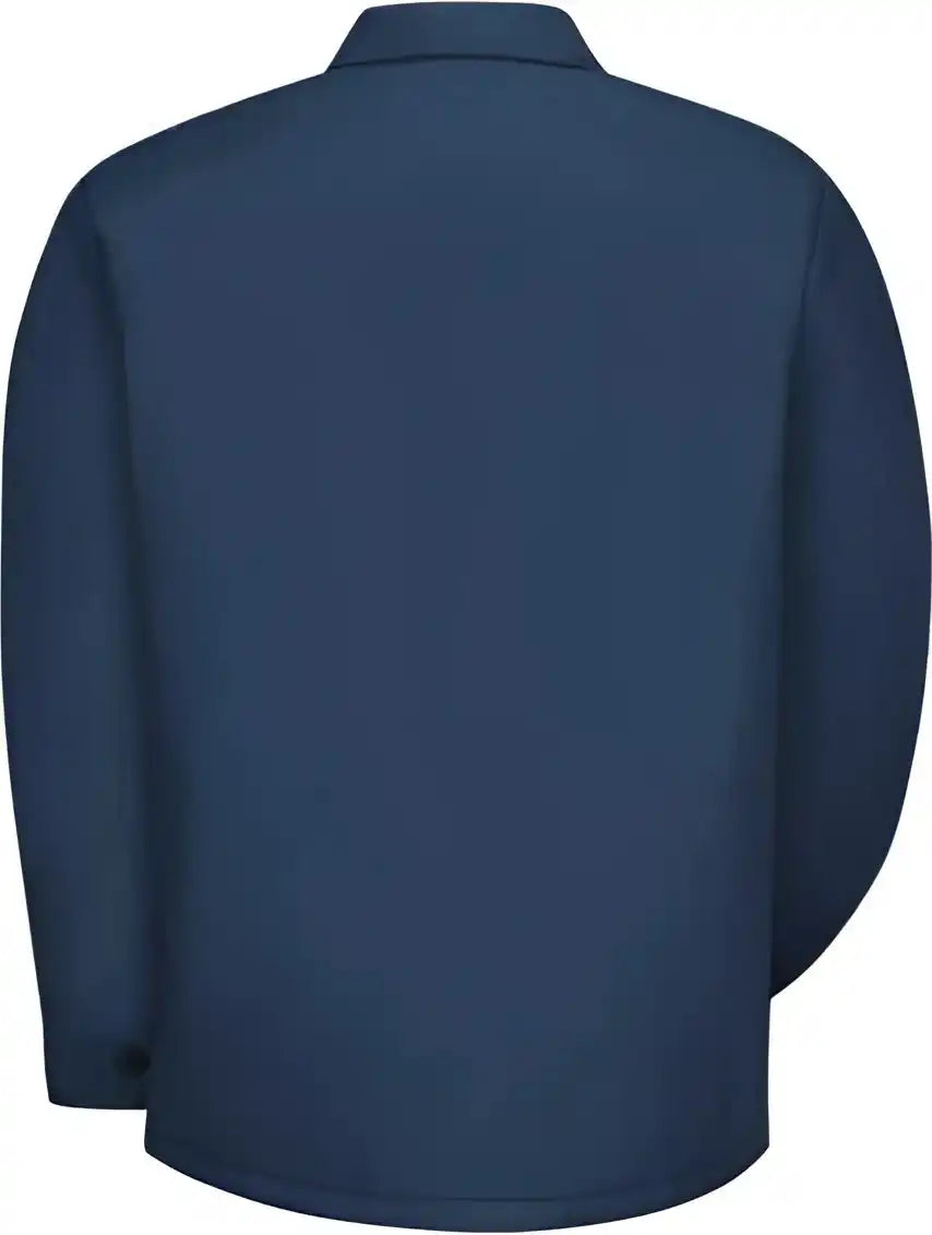 Red Kap Jt50l Perma Lined Panel Jacket Long Sizes Navy
