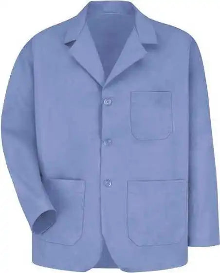 Red Kap Kp10 Lapel Counter Coat Light Blue