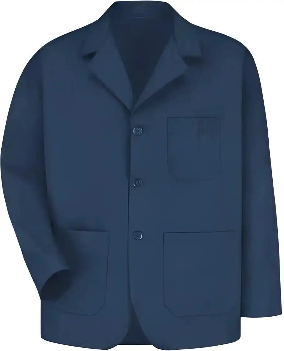 Red Kap Kp10 Lapel Counter Coat Navy