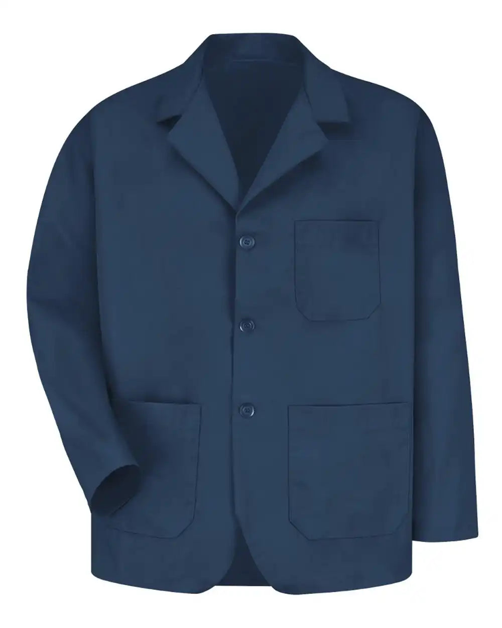 Red Kap Kp10 Lapel Counter Coat - Navy - s