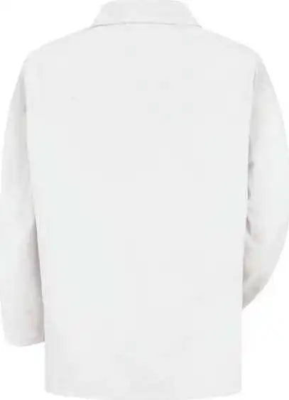 Red Kap Kp10l Lapel Counter Coat Long Sizes White