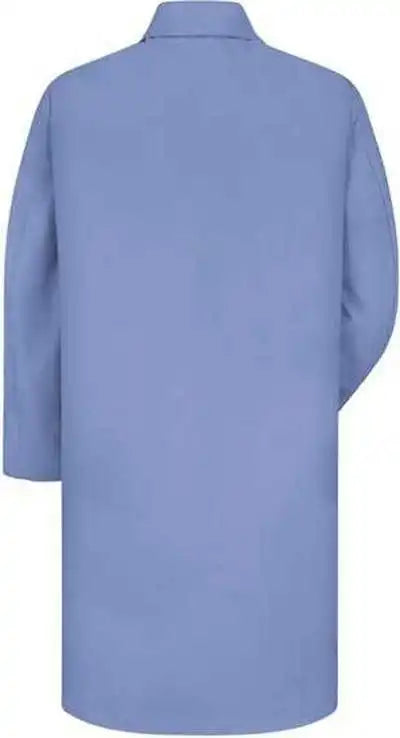 Red Kap Kp14 Button Front Lab Coat Light Blue