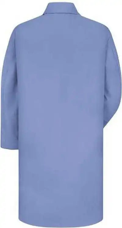 Red Kap Kp14ext Button Front Lab Coat Extended Sizes Light Blue