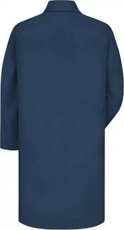 Red Kap Kp14l Button Front Lab Coat Long Sizes Navy