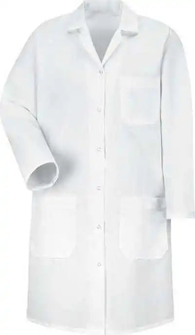 Red Kap Kp15 Women’s Gripper Front Lab Coat White