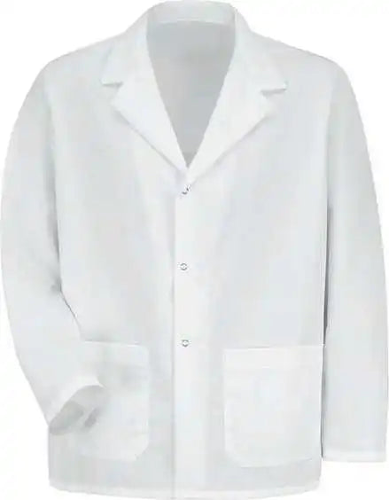 Red Kap Kp16 Specialized Lapel Counter Coat White