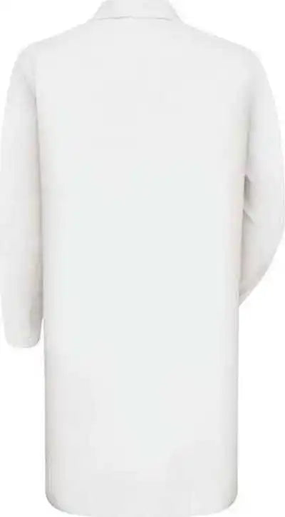 Red Kap Kp18 Gripper Front Lab Coat - White