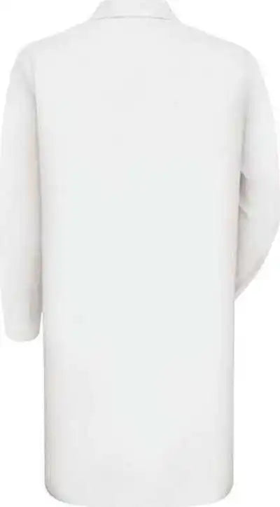 Red Kap Kp18l Gripper Front Lab Coat Long Sizes White