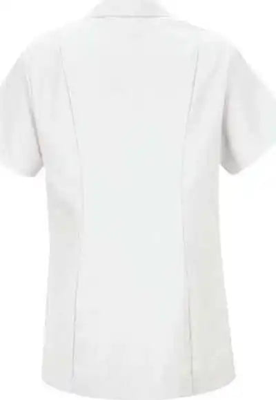 Red Kap Kp43 Women’s Zip Front Smock - White