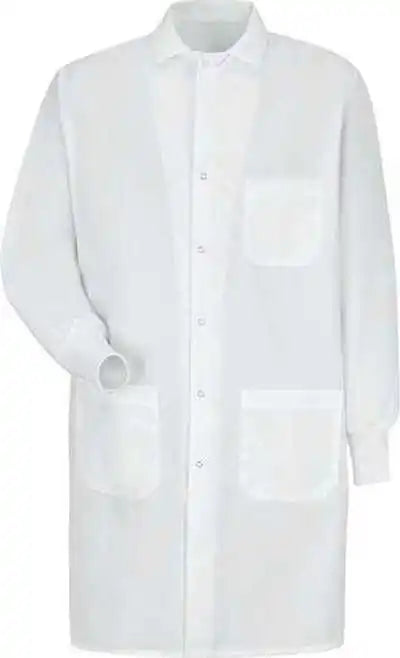 Red Kap Kp72 Unisex Specialized Cuffed Lab Coat White