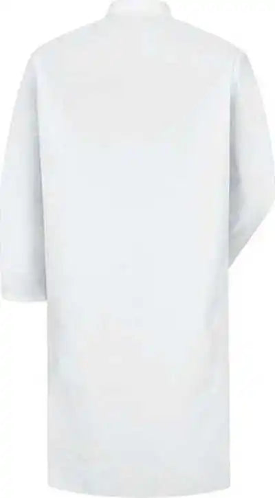 Red Kap Ks64 Butcher Coat with Interior Chest Pocket - White