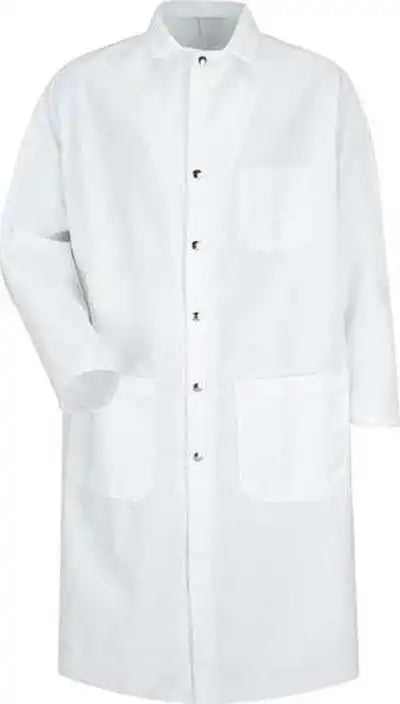 Red Kap Kt50 Full Cut Butcher Coat White