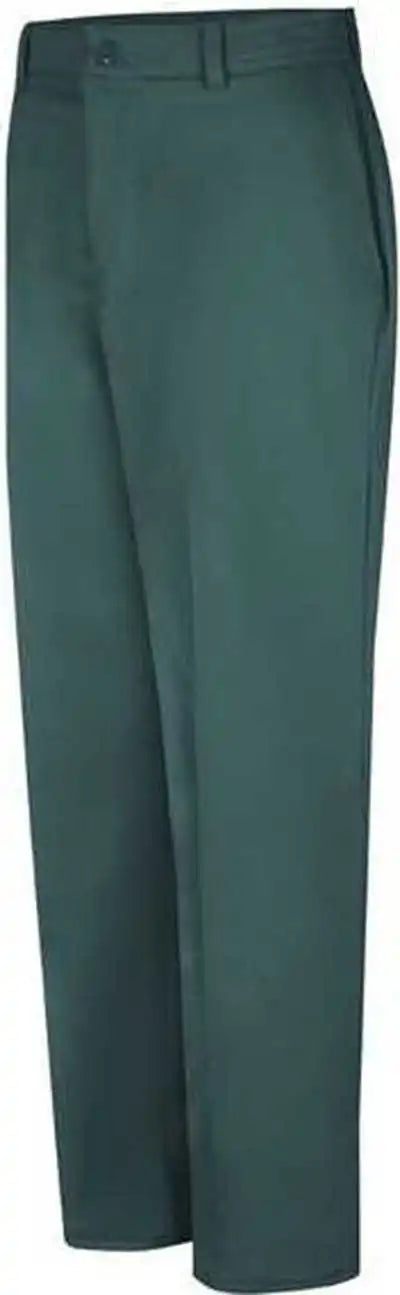 Red Kap Pc20 Wrinkle Resistant Cotton Work Pants Spruce Green Unhemmed