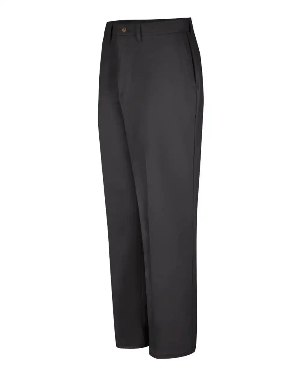 Red Kap Pc44 Plain Front Casual Cotton Pants - Black - 30i - 30w