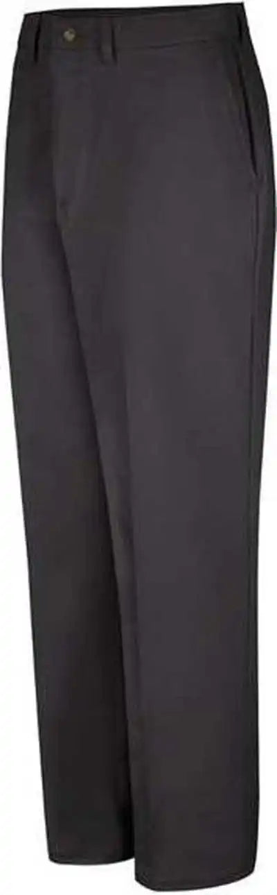 Red Kap Pc44 Plain Front Casual Cotton Pants Black 32i