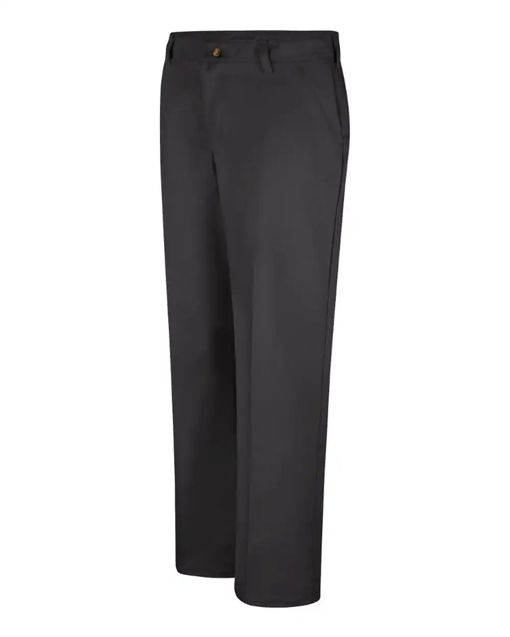Red Kap Pc45 Women’s Plain Front Cotton Pants - Black - Unhemmed - 4